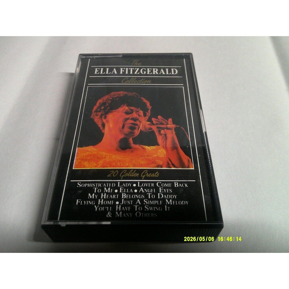 Ella Fitzgerald Collection 20 Golden Greats Cassette Tape Dvmc 2004 Jazz Vocal